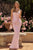 LaDivine T732 Satin Crepe Bridesmaid Evening Gown