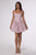 La Divine T738 Shimmer Fit-and-Flare Corset Mini Dress