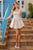 La Divine T738 shimmer corset mini dress - image 1