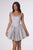 La Divine T738 shimmer corset mini dress - image 3