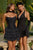 Amoris T739 Strapless Tiered Ruffle Mini Dress