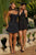Amoris T739 Strapless Tiered Ruffle Mini Dress