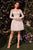 Off the Shoulder Short Bridal Dress WL021