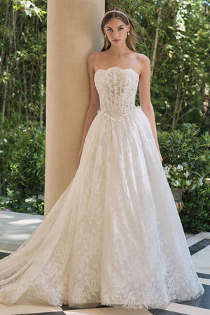 Andrea & Leo WL061 A-Line Wedding Gown