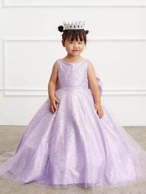 Glitter Ball Gown with Tail LilacTip Top Kids 5804