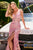 Ladivine Y038 Shine Fitted Evening Dress