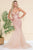 3D Flowers Appliques Mermaid Evening Dress SU066