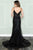 Glitter Mermaid V-Neck Evening Gown ACBZ015