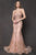 Glitter Mermaid V-Neck Evening Gown ACBZ015