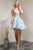 Baby blue homecoming dress
