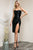 Cowl Neckline Satin Midi Dress 20116S
