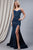 Sweetheart Neckline Glitter Long Dress 397