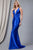 Sleeveless Open Back with Cross Spaghetti Straps Prom Gown 5039