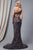 Asymmetrical Neckline Sequin Long Prom Gown AC7023
