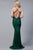 Corset Back Embroidered Appliques Beaded Prom Gown TM1001