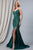 Sweetheart Neckline Glitter Long Dress 397