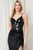 V-Neckline Beaded Embellishment Sequin Prom Gown AC5050