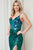V-Neckline Beaded Embellishment Sequin Prom Gown AC5050