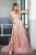 Sequin Embellishment Long A-Line Gown TM1003