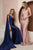 One Shoulder Dusty Rose Evening Gown Nox E475