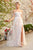 Vestido largo con apliques de encaje y hombros descubiertosVestido de novia de Nox Anabel E441