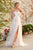 Lace Applique Off Shoulder Long GownWedding Gown By Nox Anabel E441