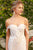 Vestido largo con apliques de encaje y hombros descubiertosVestido de novia de Nox Anabel E441