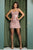 Feather Embellishment Short Gown By Nox Anabel F723