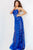 Asymmetrical Neckline Sequin  Prom Gown By Jovani 02895