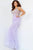 Feather and Stone Embellishment Prom Gown by Jovani 03023
