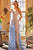 One Shoulder Jersey with Beaded Mesh Illusion Side Prom Gown by Jovani 03389