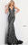 Sequin Plunging Neckline Prom Gown By Jovani 03570