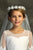 White Flower Pearl Crown Veil First Communion Flower Girl Accessories Style 039