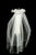 White Flower Pearl Crown Veil First Communion Flower Girl Accessories Style 039
