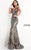 Jovani 04809  Multi Off the Shoulder Embellished Prom Dress