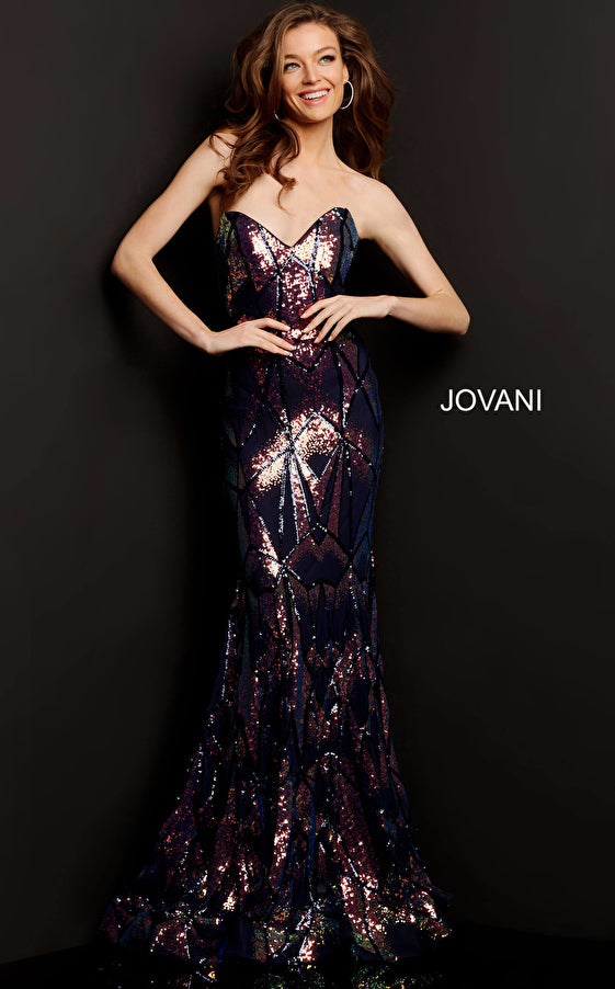 Jovani 05100 Strapless Sequin Prom Dress Pageant Sparkly Gowns Jovani 05100 Strapless Sequin Prom Dress Pageant Sparkly Gowns