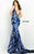 Jovani 06153 Silver Sequin Prom Gown Pageant