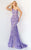 Asymmetrical Neckline Sequined Prom Gown By Jovani 06517
