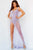 Plunging Neckline Beaded Embellishment Prom Gown Jovani 07031