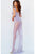 Plunging Neckline Beaded Embellishment Prom Gown Jovani 07031