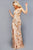 Beaded Embellishment Sleeveless Evening Gown By Jovani 08021
