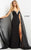 Jovani 08022 Spaghetti Strap Sheers Panels Jersey  Prom Dress