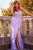 Sleeveless Beaded and Feather Embellished Prom Gown by Jovani 08060