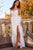 Sleeveless Beaded and Feather Embellished Prom Gown by Jovani 08060