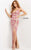 Beaded Plunging Neckline Prom Gown By Jovani 08546