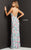 Jovani 08557 Sequin Open Back With Spaghetti Straps Prom Dress