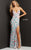 Jovani 08557 Sequin Open Back With Spaghetti Straps Prom Dress