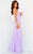 Asymmetrical Neckline With Rhinestones Long Gown By Jovani 09502