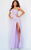 Asymmetrical Neckline With Rhinestones Long Gown By Jovani 09502