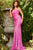 Plunging Neckline Sequin Embellishment Prom Gown by Jovani 09693